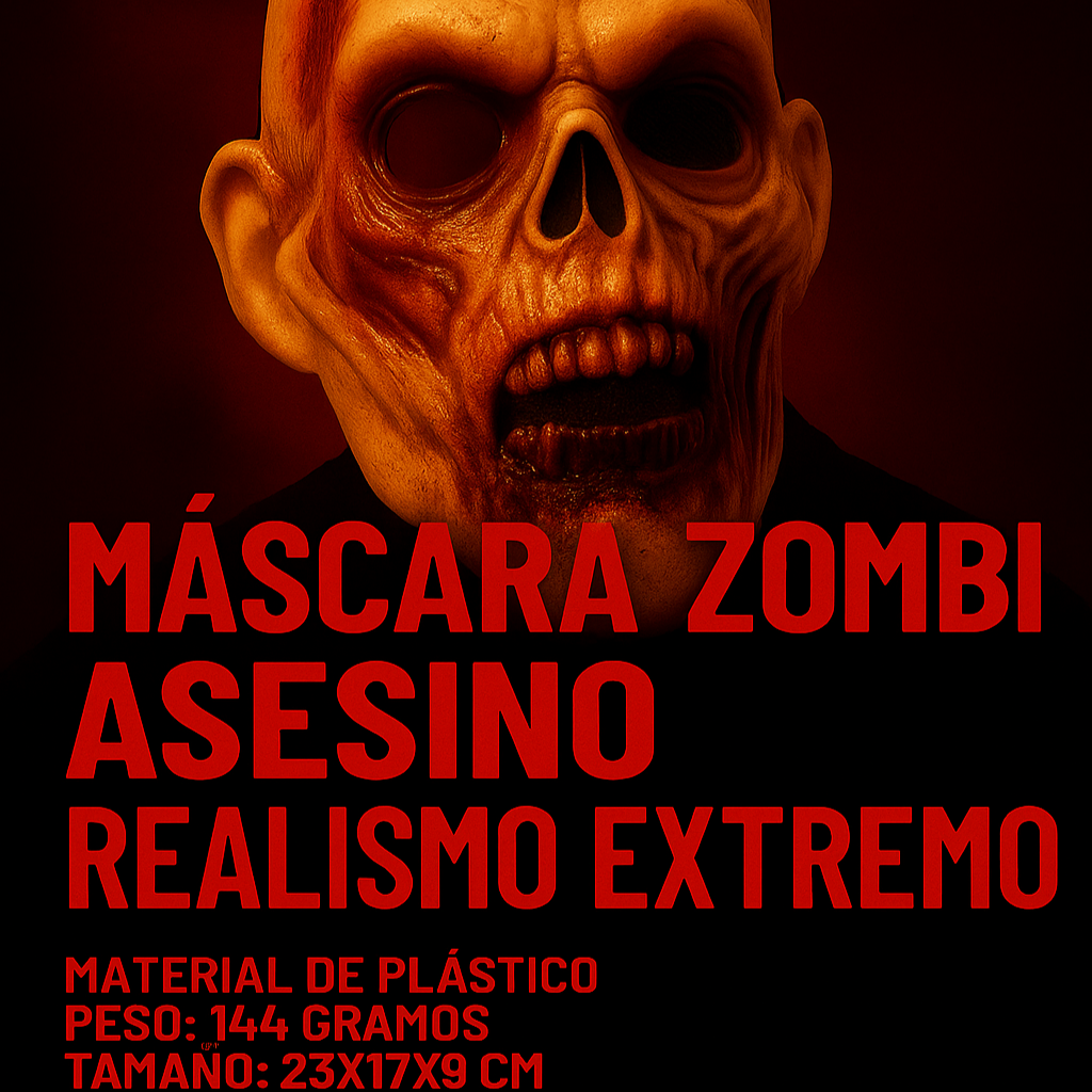 Zombie Killer Mask – Realismo Extremo | Pack 2 Unidades