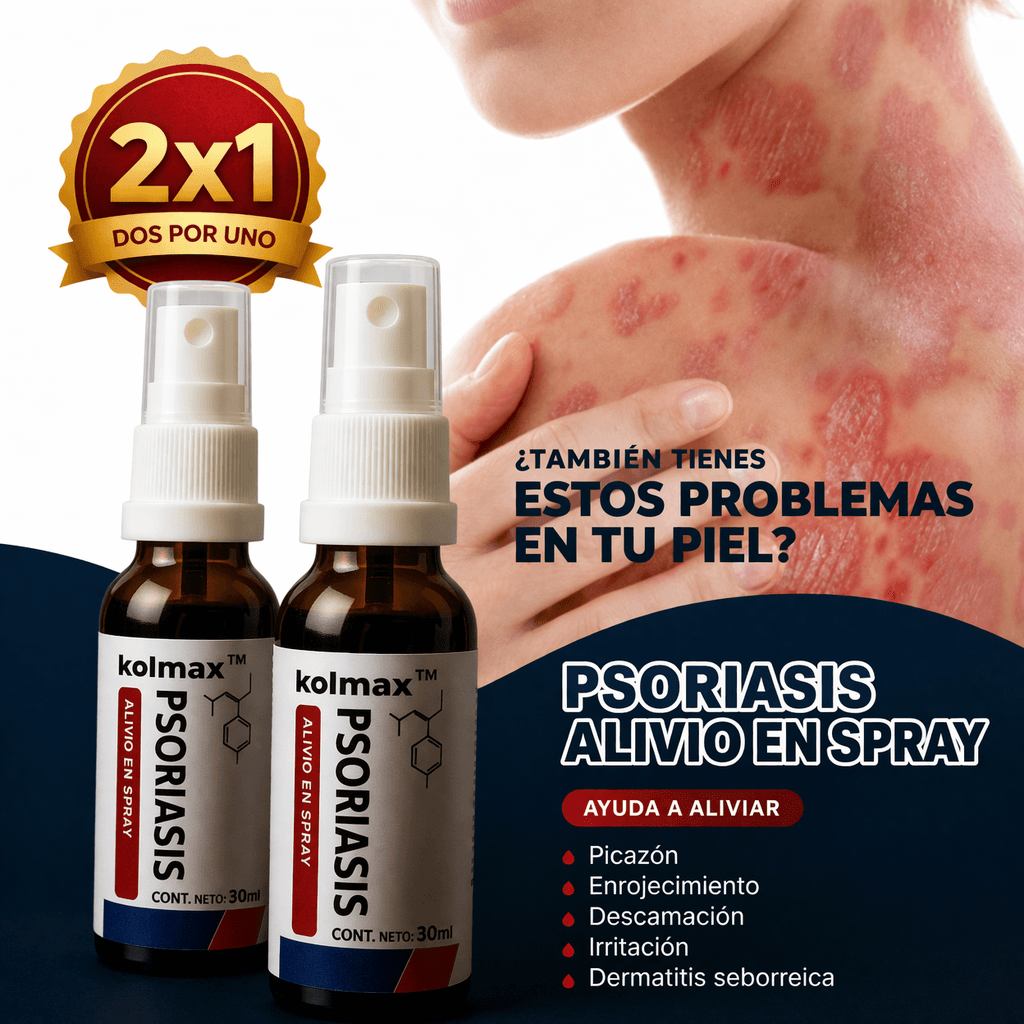 Spray Para Alivio De Psoriasis 2x1