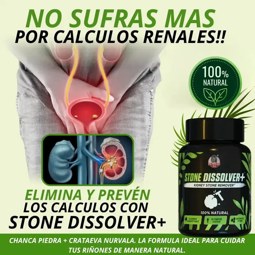 Stone Dissolver – Suplemento Renal 2X1