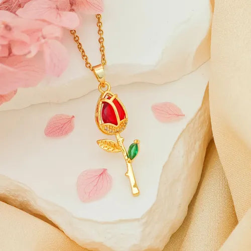 Collar tulipan + Estuche gratis