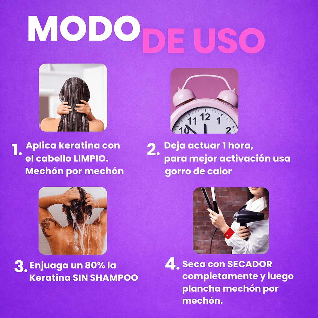 KERATINA BOTOX | CABELLO LISO Y BRILLO INTENSO