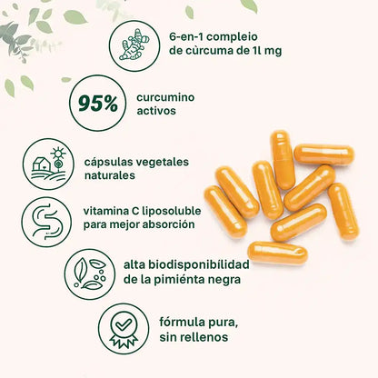 Turmeric Curcumin - El Antiinflamatorio Natural Mas Potente
