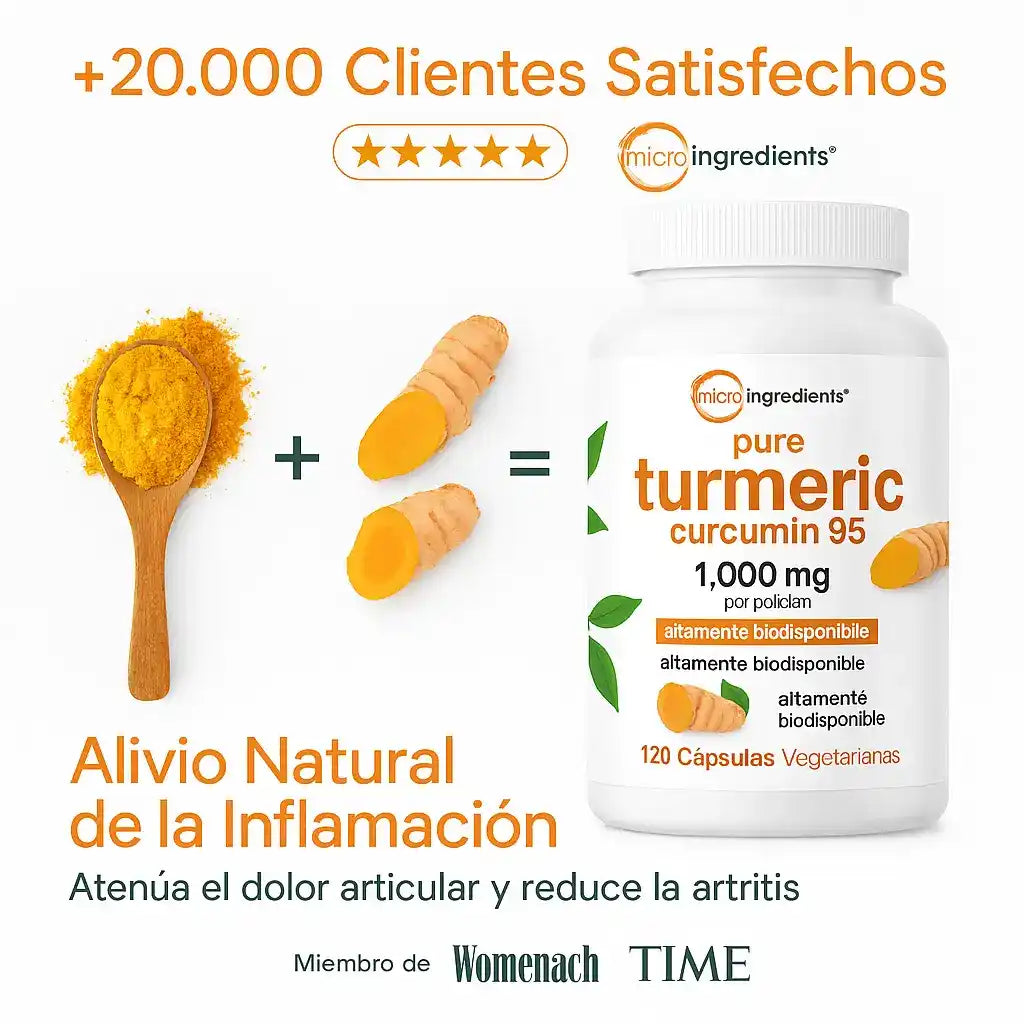 Turmeric Curcumin - El Antiinflamatorio Natural Mas Potente