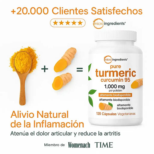 Turmeric Curcumin - El Antiinflamatorio Natural Mas Potente