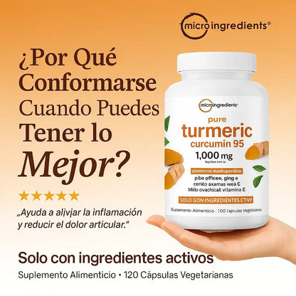 Turmeric Curcumin - El Antiinflamatorio Natural Mas Potente