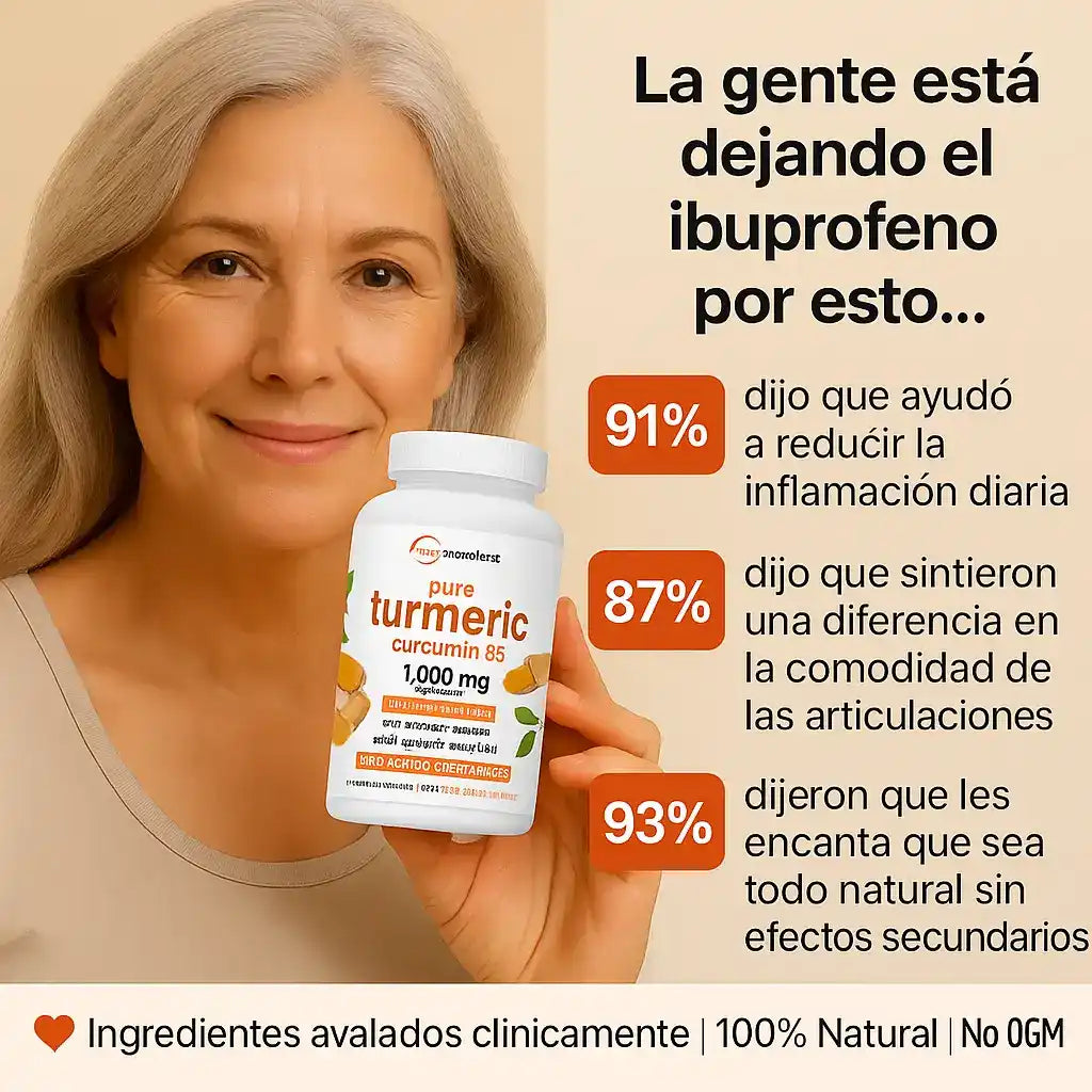 Turmeric Curcumin - El Antiinflamatorio Natural Mas Potente