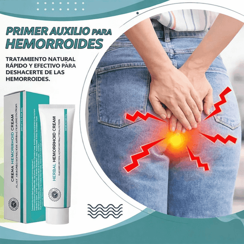 2×1 Herbal Hemorrhoid Cream – Adiós Dolor y Picazón