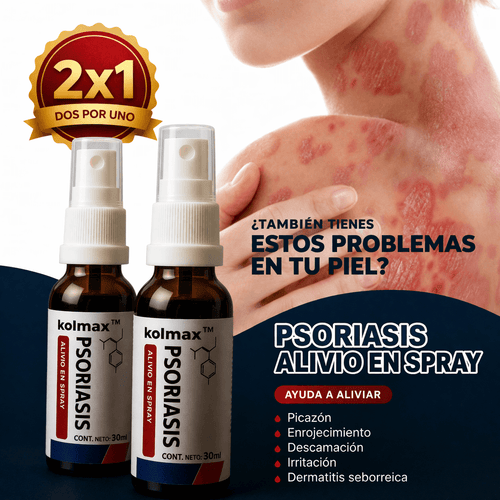 Spray Para Alivio De Psoriasis 2x1