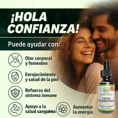 Clorofila Liquida Benevolet 2X1 - Ayuda a desinflamar