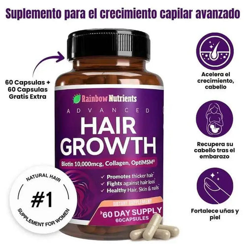 HairGrowth: Suplemento para el crecimiento capilar avanzado