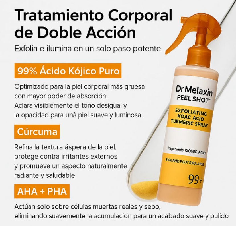 DrMelaxin Peel Shot – Aclara zonas oscuras y elimina manchas