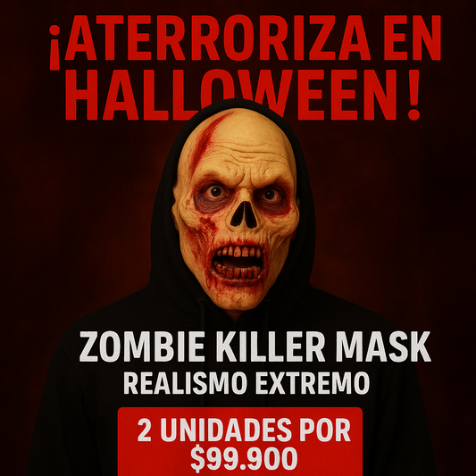 Zombie Killer Mask – Realismo Extremo | Pack 2 Unidades