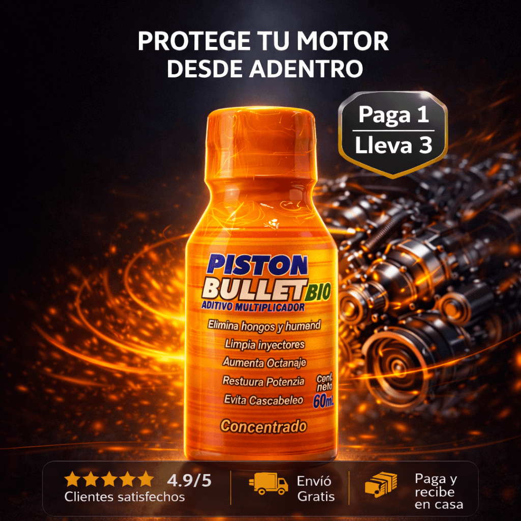 Piston Bullet 3x1 - Protección Segura Del Motor