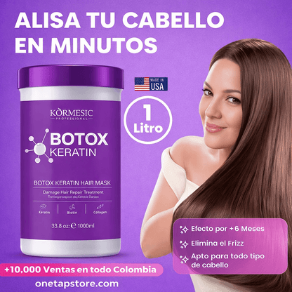 KERATINA BOTOX | CABELLO LISO Y BRILLO INTENSO