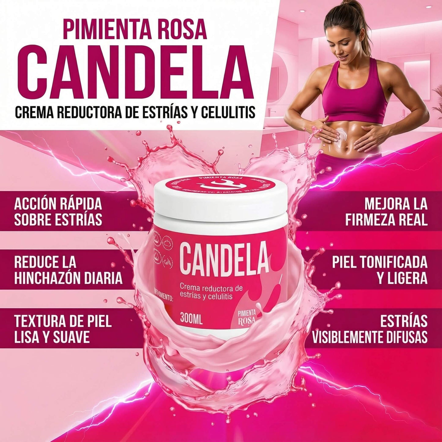 Candela Crema - Piel más firme, lisa y visiblemente uniforme